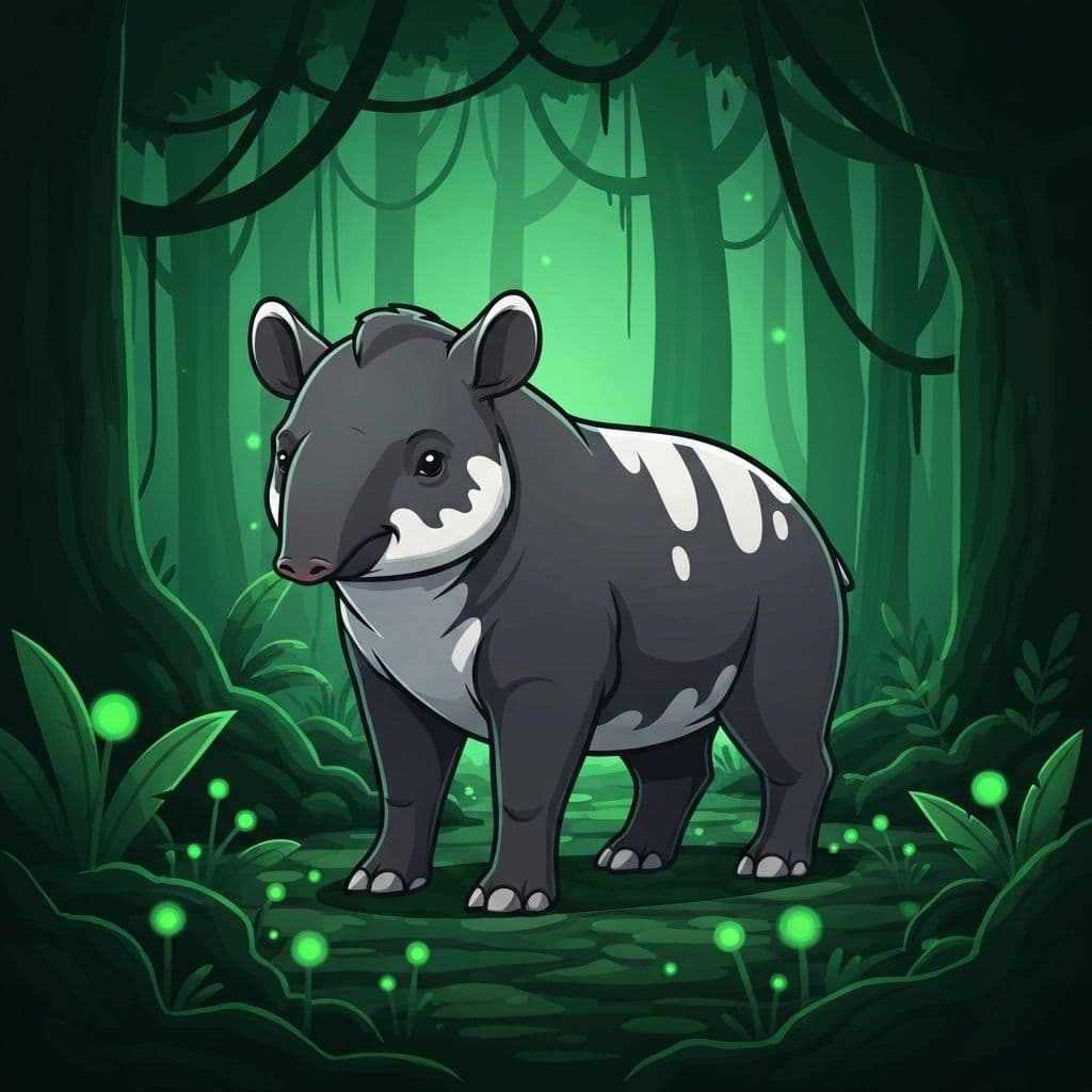 ArchGuard tapir mascot in a rainforest